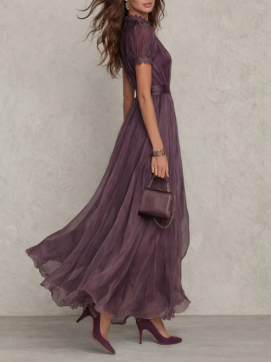 ASHLEY | VESTIDO LARGO DE ESTILO VINTAGE