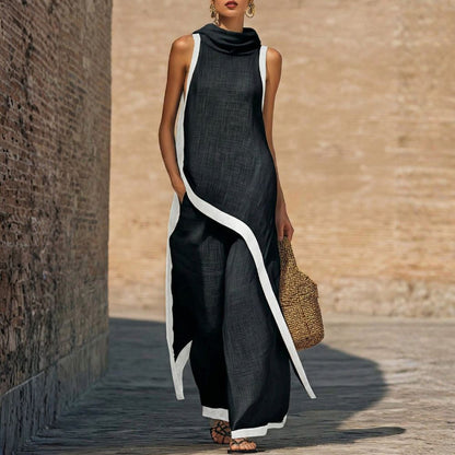 Leonora | Conjunto de lino elegante