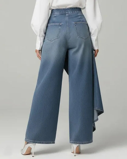 PANTALONES | VAQUEROS CRUZADOS TALLE ALTO