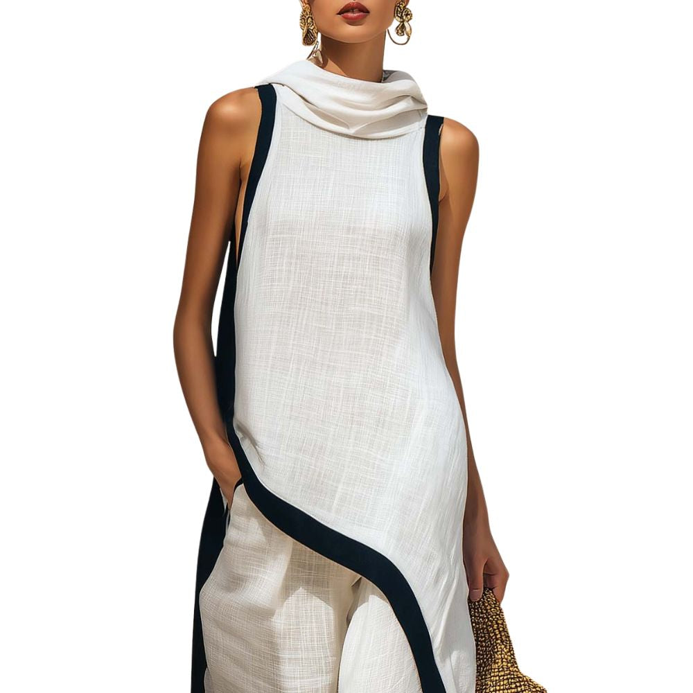 Leonora | Conjunto de lino elegante