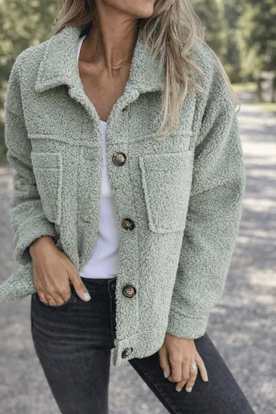 ALINA | CHAQUETA TEDDY SUAVE Y ELEGANTE