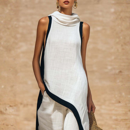 Leonora | Conjunto de lino elegante