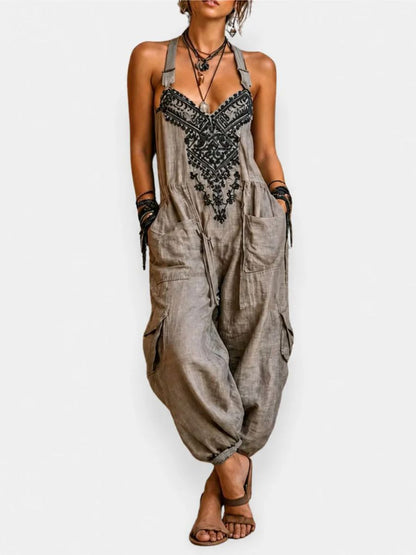 Emma | Mono bohemio con bolsillos de parche