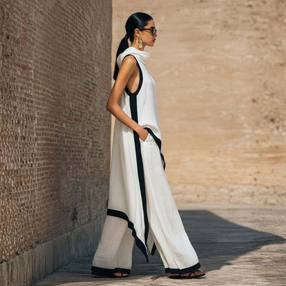 Leonora | Conjunto de lino elegante