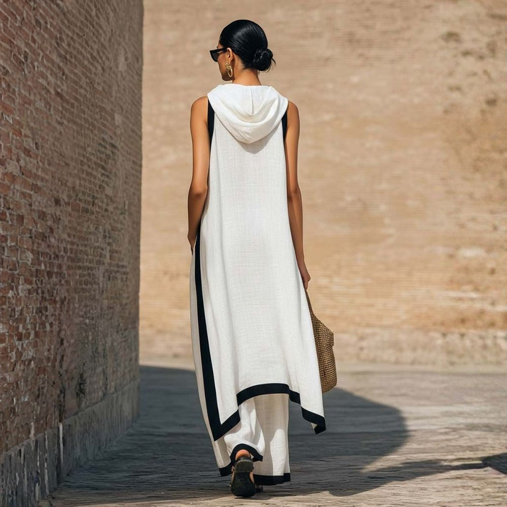 Leonora | Conjunto de lino elegante