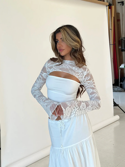 TOP DE ENCAJE