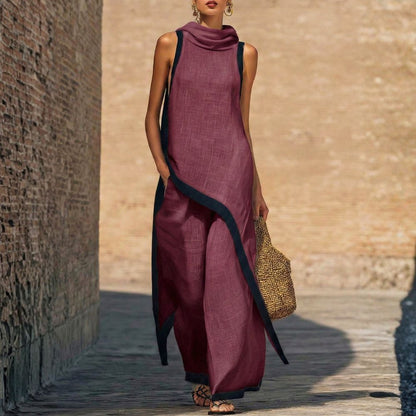 Leonora | Conjunto de lino elegante
