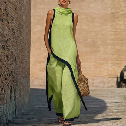 Leonora | Conjunto de lino elegante