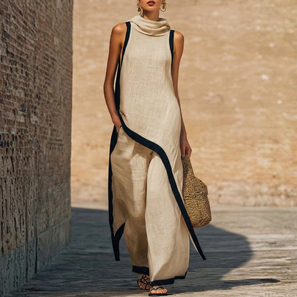 Leonora | Conjunto de lino elegante