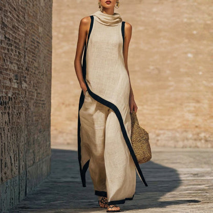 Leonora | Conjunto de lino elegante