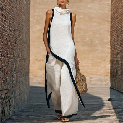 Leonora | Conjunto de lino elegante