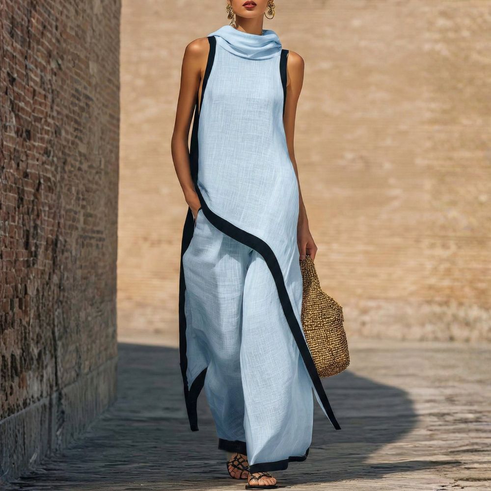 Leonora | Conjunto de lino elegante