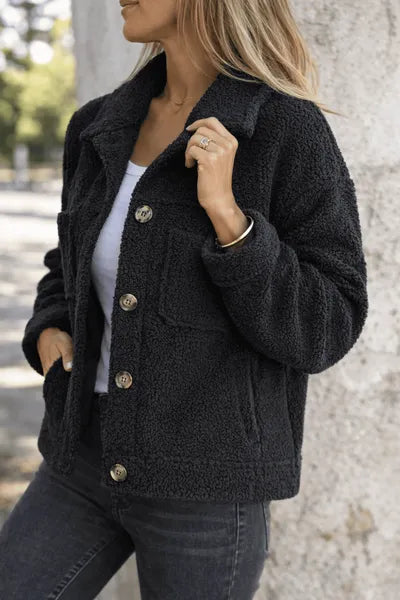 ALINA | CHAQUETA TEDDY SUAVE Y ELEGANTE