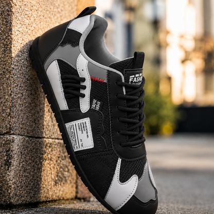 Zapatillas retro Giovanni combinadas con look urbano