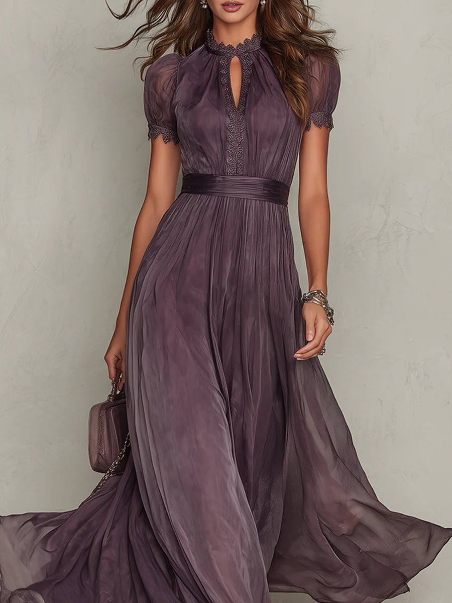 ASHLEY | VESTIDO LARGO DE ESTILO VINTAGE